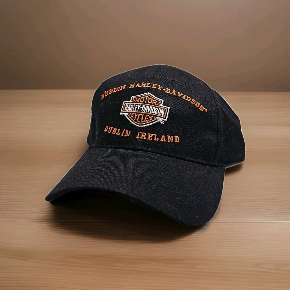Dublin Ireland Harley Davidson Mens Hat Irish Adjustable Closure Baseball Cap‎